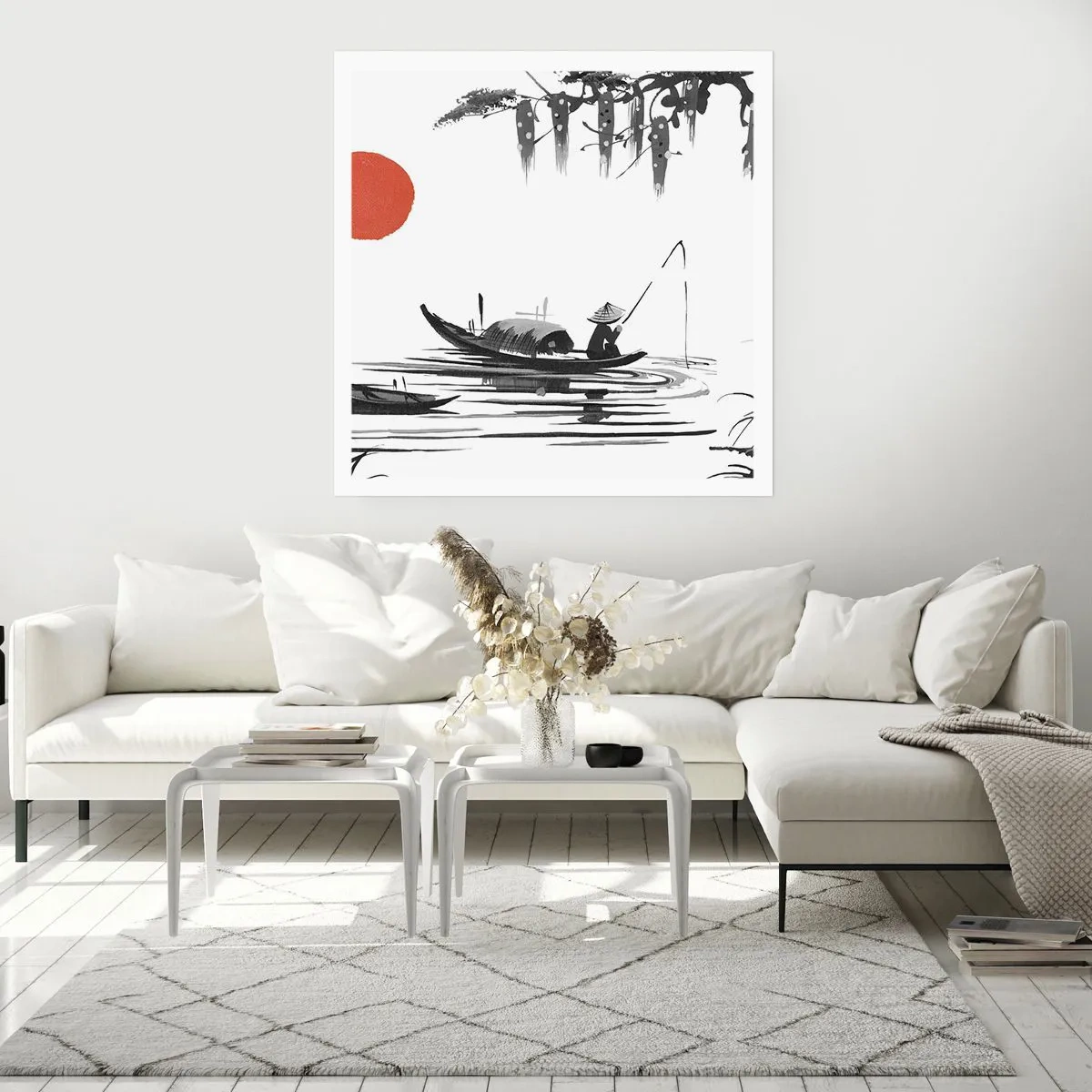 Poster - Asiatischer Nachmittag - 40x40 cm