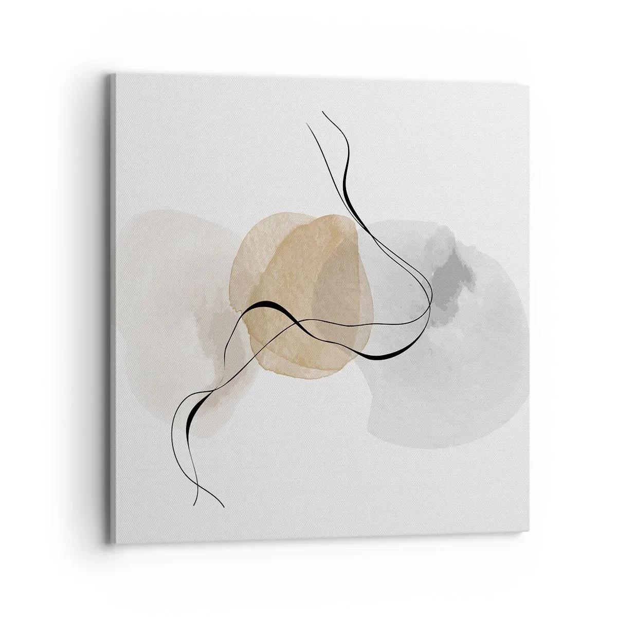 Bild auf Leinwand - Leinwandbild - Luftperlen - 70x70 cm
