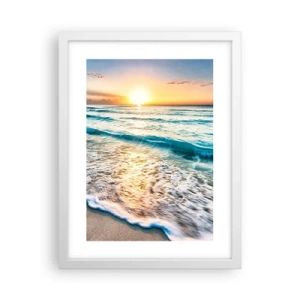 Poster in einem weißen Rahmen - Ein Blick lohnt sich - 30x40 cm