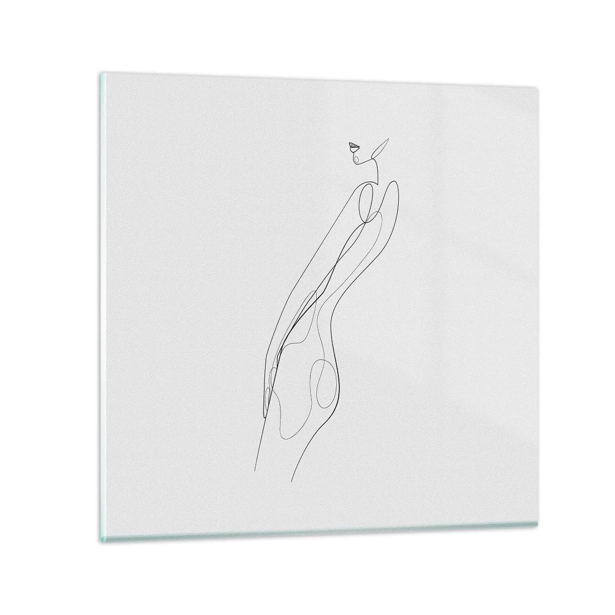 Glasbild - Bild auf glas - Bloß ein Versprechen - 70x70 cm