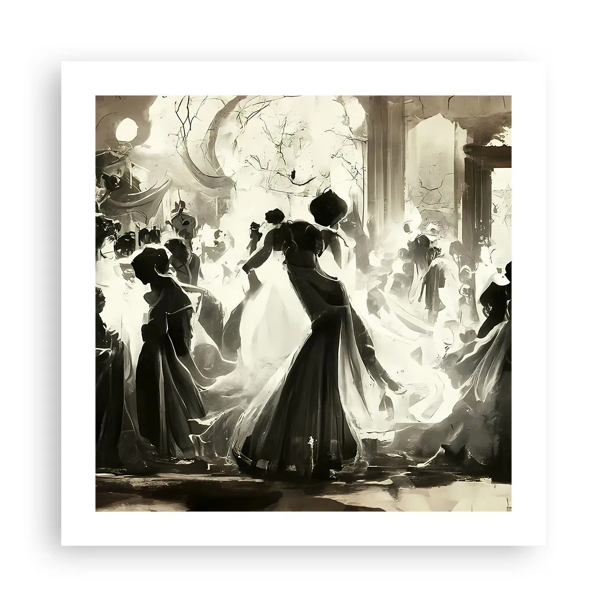 Poster - Die große Maskerade - 50x50 cm