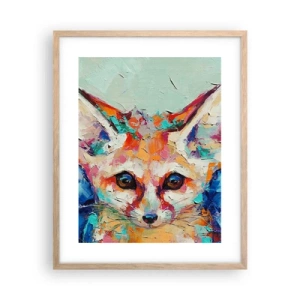 Poster in einem Rahmen aus heller Eiche - Bist du bereit für mich? - 40x50 cm