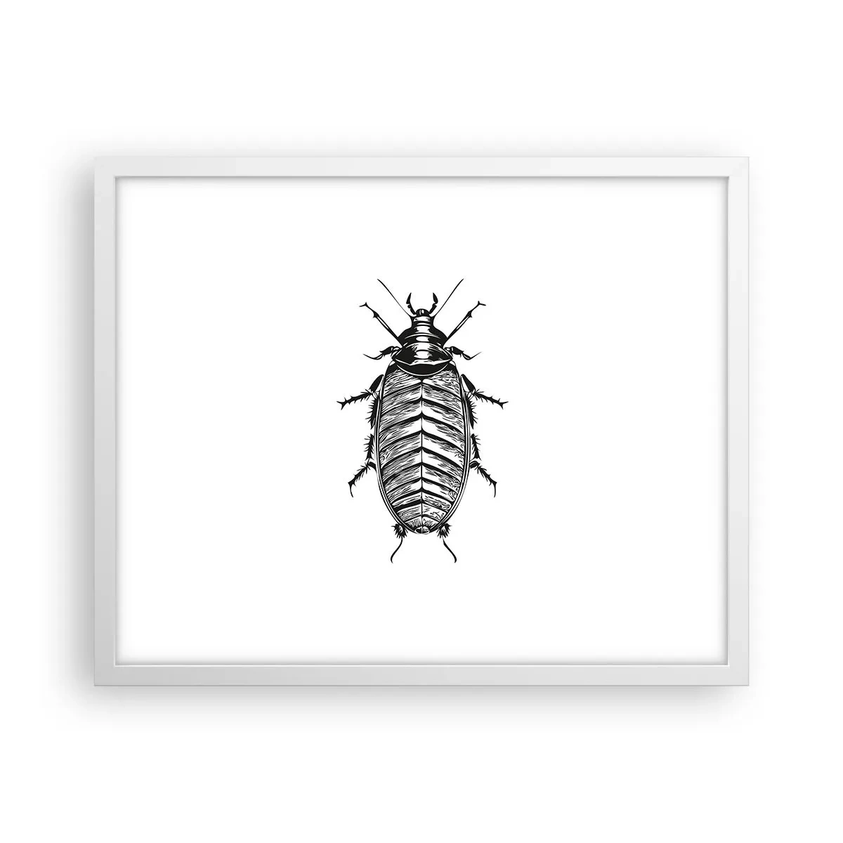 Poster in einem weißen Rahmen - Was für ein Exemplar! - 50x40 cm