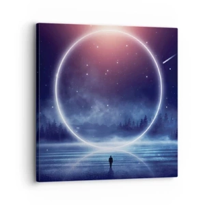 Bild auf Leinwand - Leinwandbild - Sie sind schon da ... - 30x30 cm