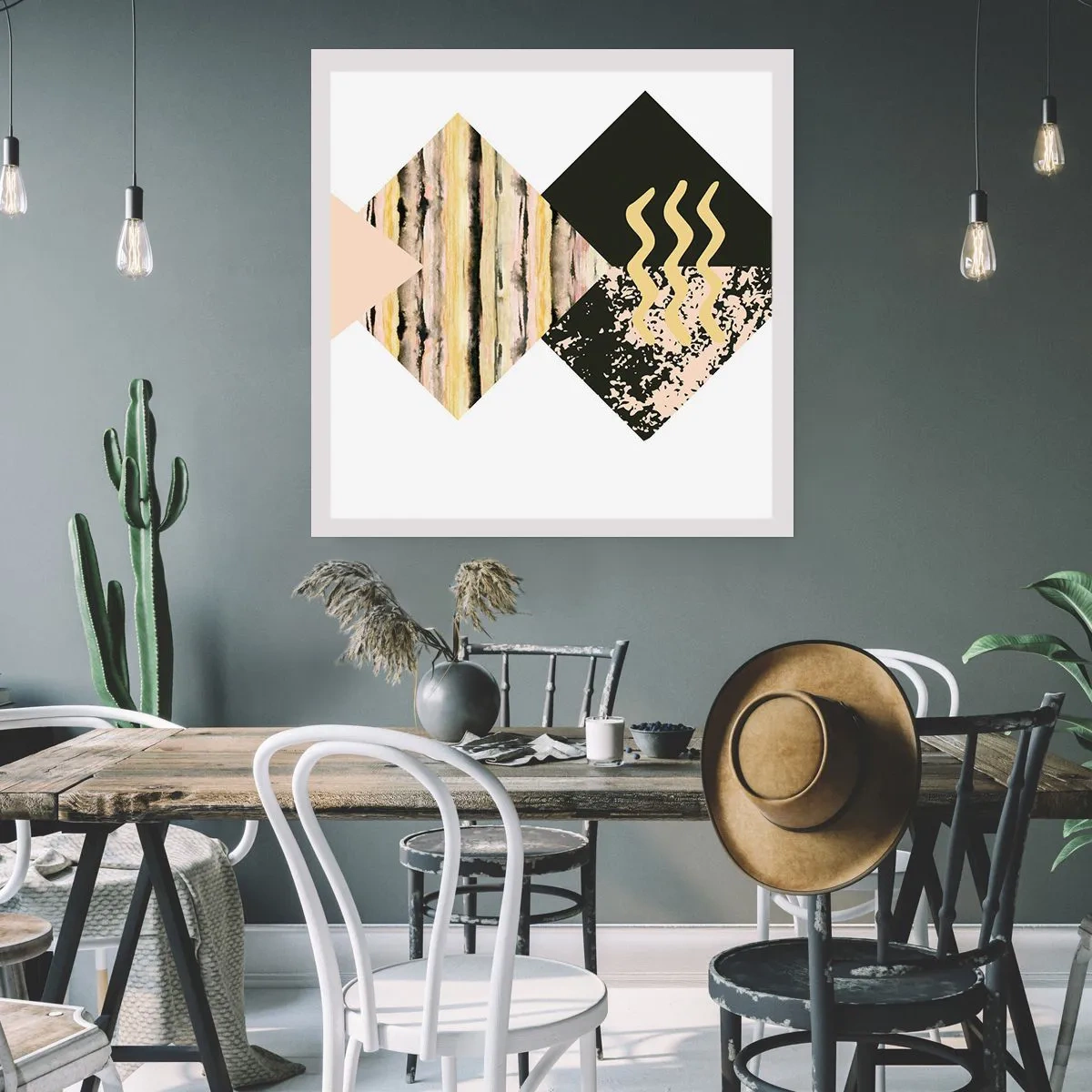 Poster - Es ist nicht so einfach - 60x60 cm