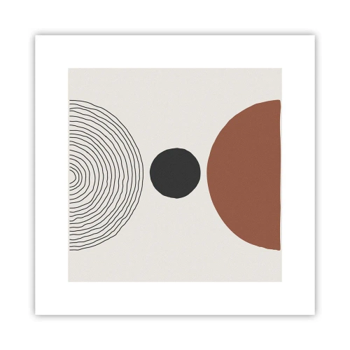 Poster - Das Zentrum der Aufmerksamkeit - 30x30 cm