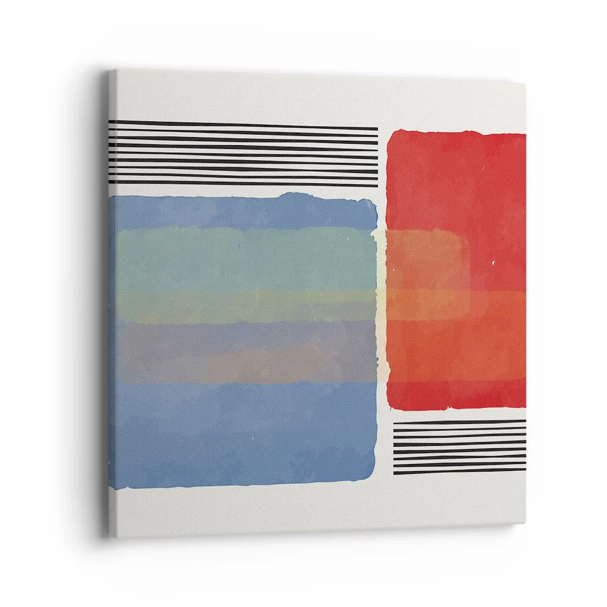 Bild auf Leinwand - Leinwandbild - Der Geist und der Buchstabe der Geometrie - 40x40 cm