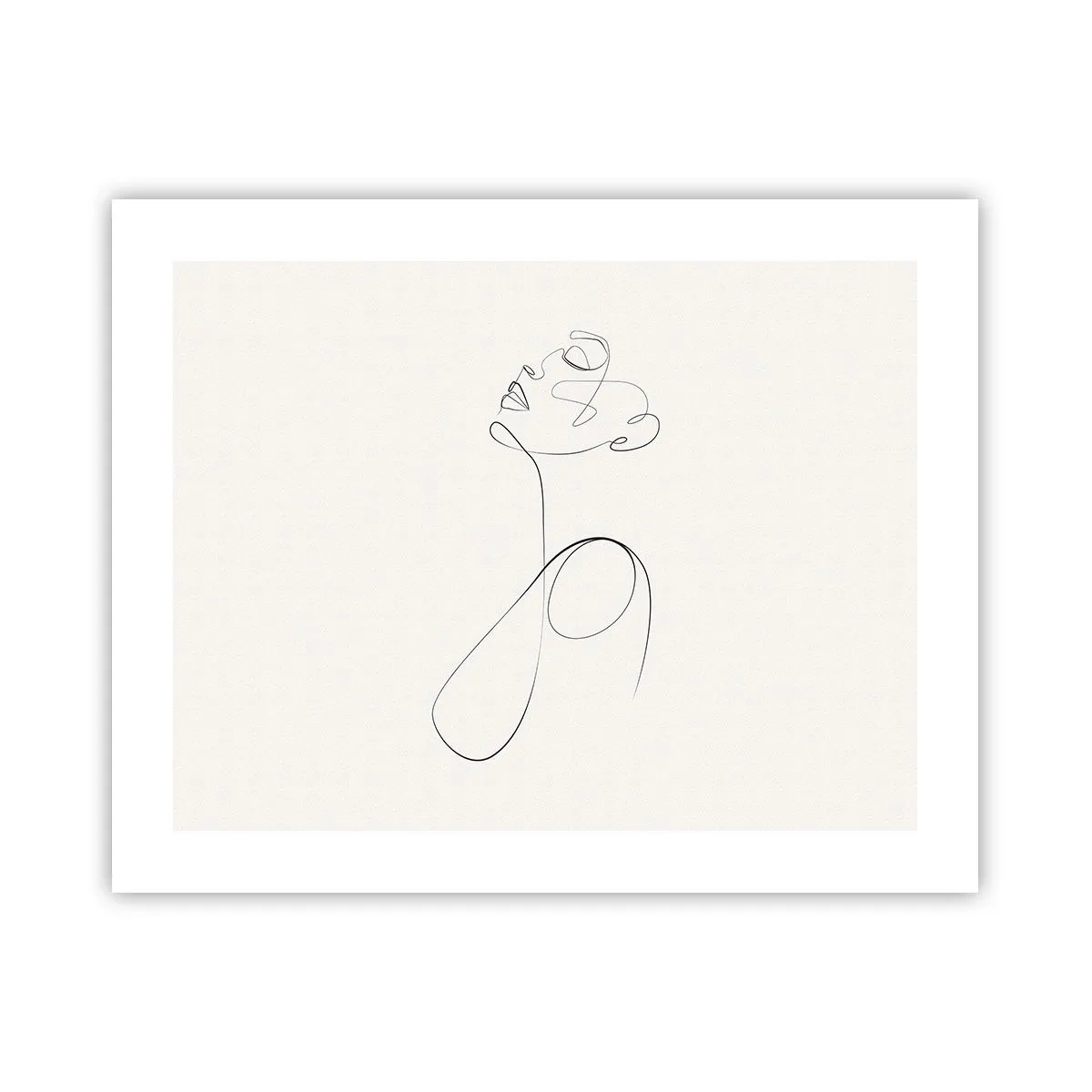 Poster - Versunken in Träumen - 50x40 cm