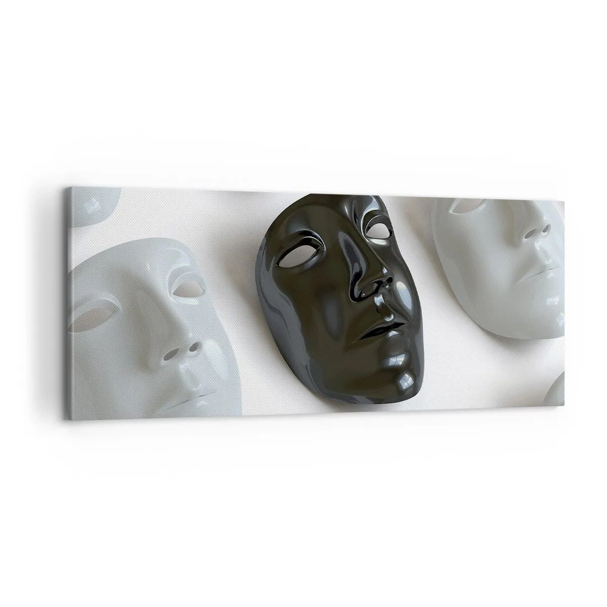 Bild auf Leinwand - Leinwandbild - Wie hebt man sich ab? - 100x40 cm