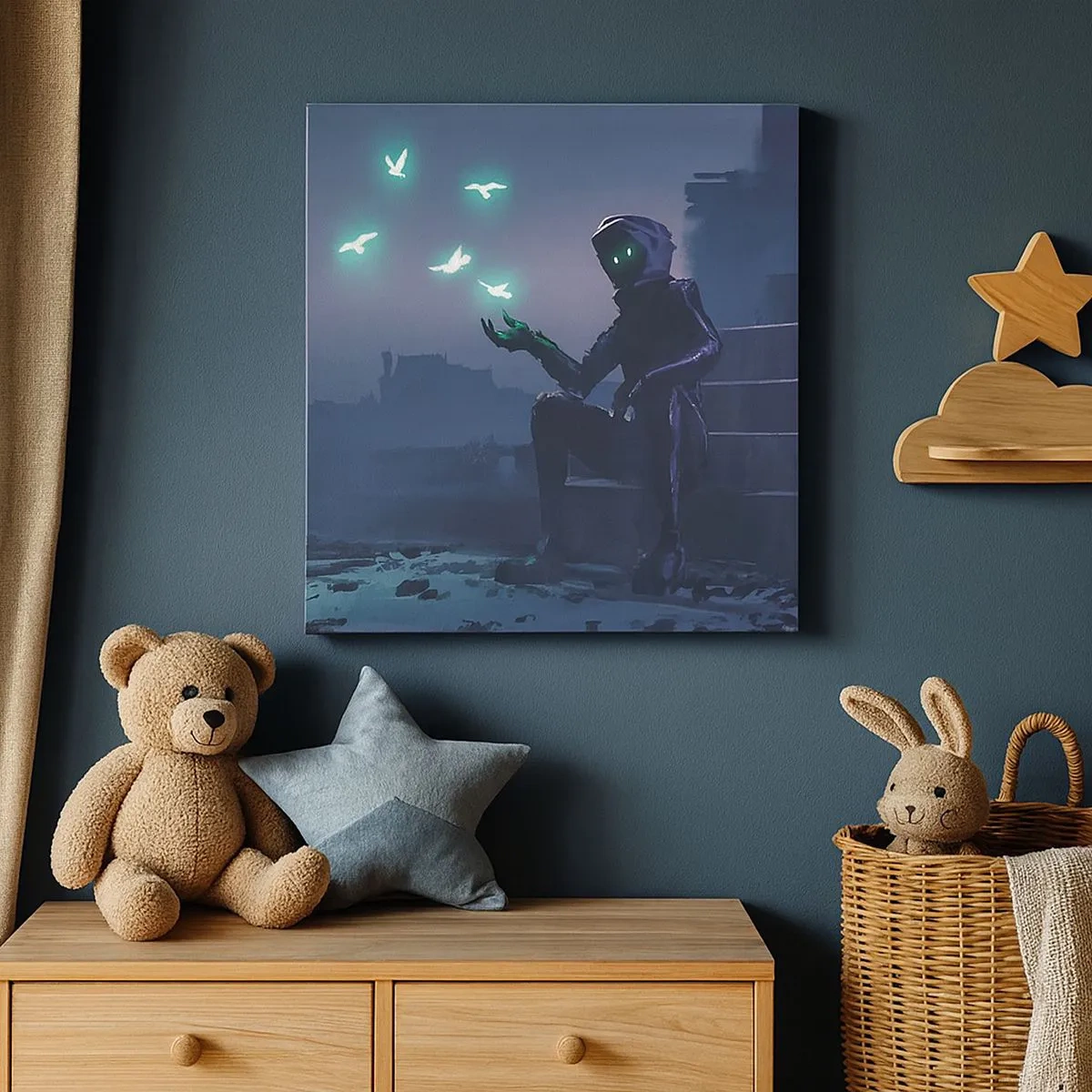 Bild auf Leinwand - Leinwandbild - Das Leben wird zurückkommen - 30x30 cm