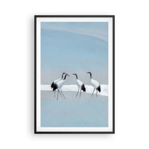 Poster in einem schwarzem Rahmen - Nach einem heißen Tag - 61x91 cm