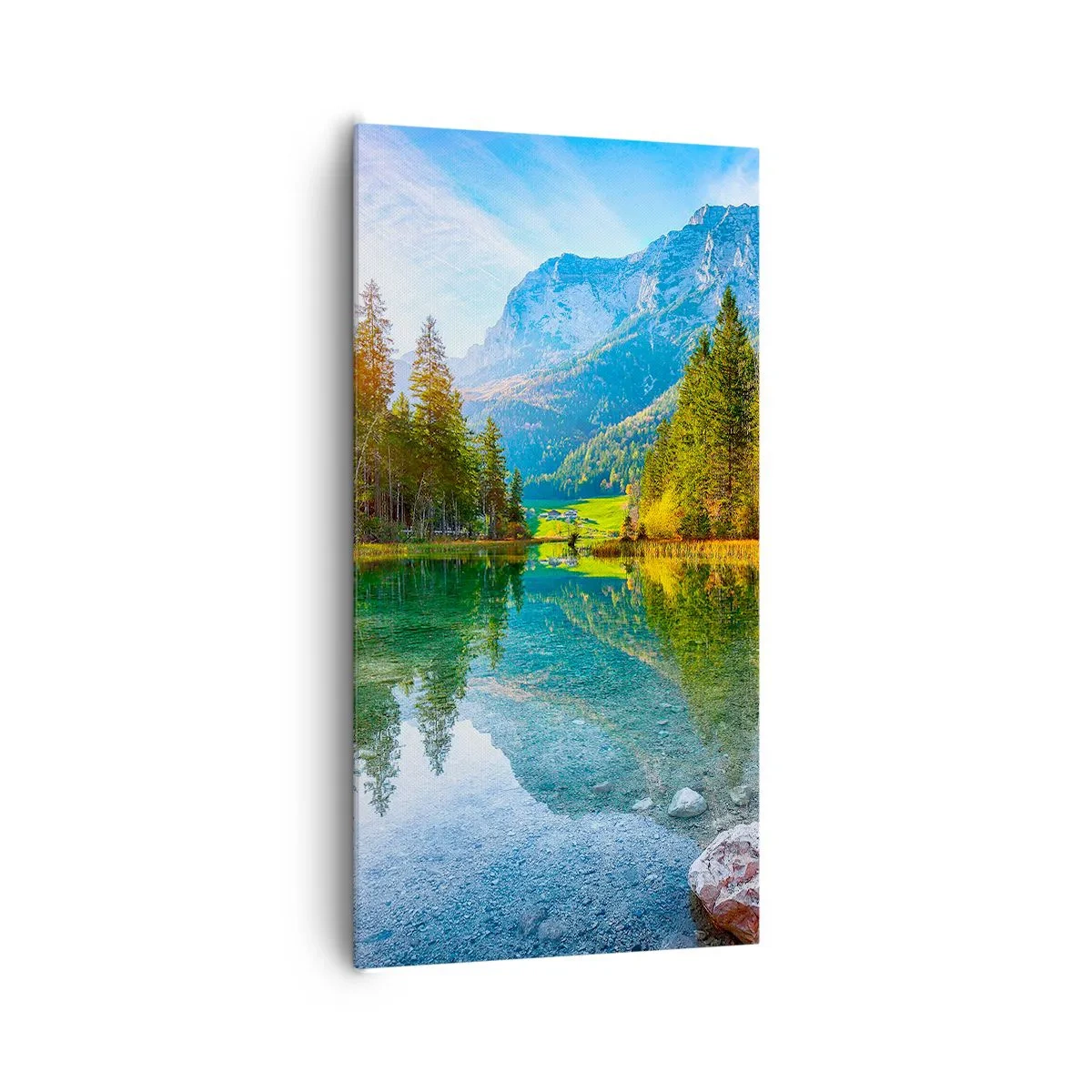 Bild auf Leinwand - Leinwandbild - Die Sanftheit des Herbstes - 65x120 cm