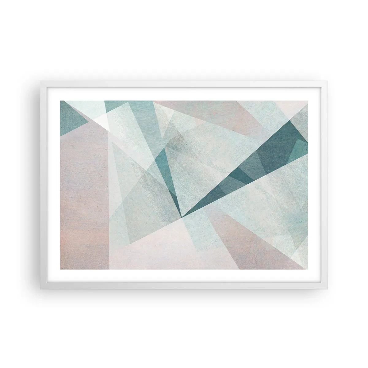 Poster in einem weißen Rahmen - Einfach aber dynamisch - 70x50 cm