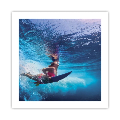 Poster - Tiefe der Freude - 50x50 cm