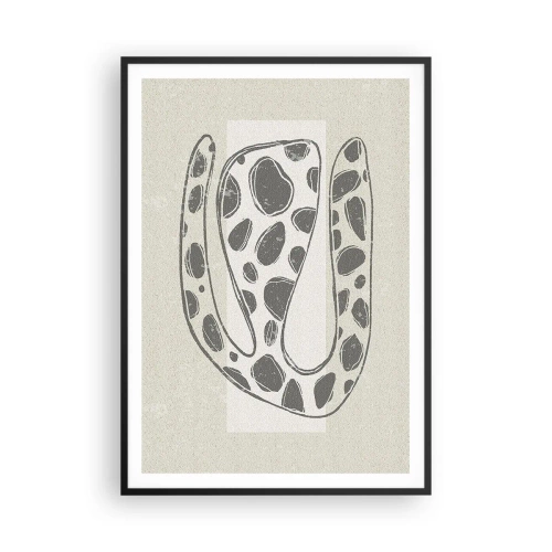 Poster in einem schwarzem Rahmen - Seltsame Kreatur - 70x100 cm