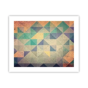 Poster - Republik der Dreiecke - 50x40 cm
