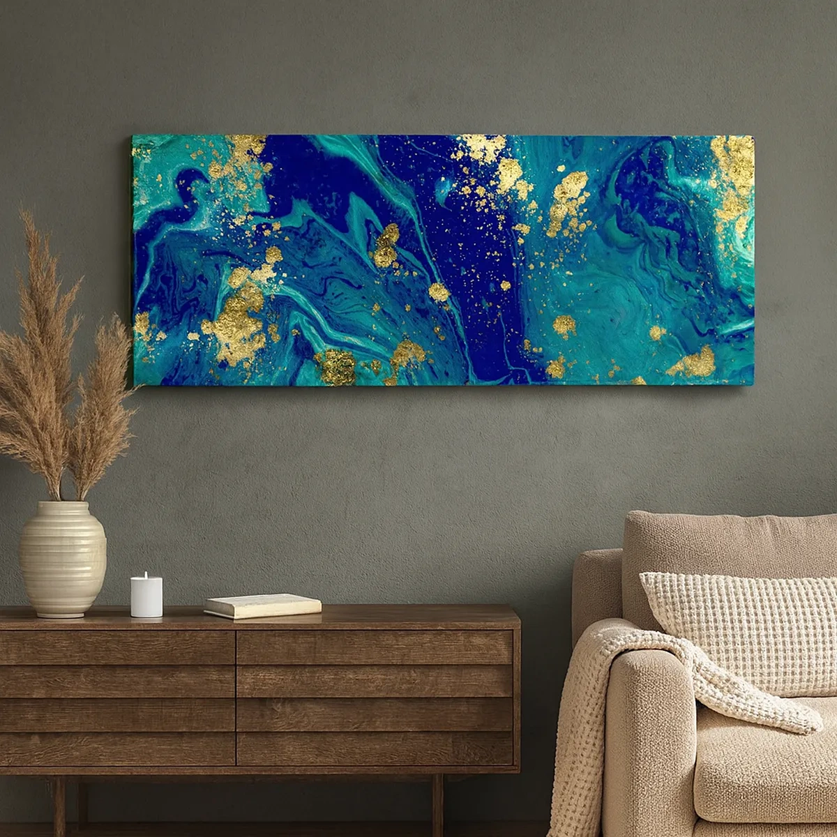 Bild auf Leinwand - Leinwandbild - Die Blütenblätter der Sonne - 30x30 cm