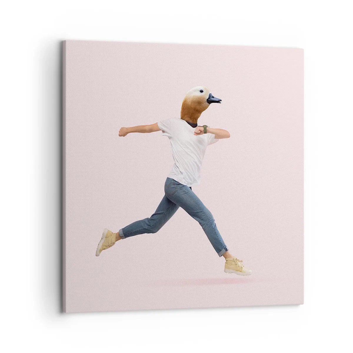 Bild auf Leinwand - Leinwandbild - Eine Prise Absurdität - 50x50 cm