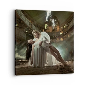 Bild auf Leinwand - Leinwandbild - Der Geist des alten Theaters - 30x30 cm