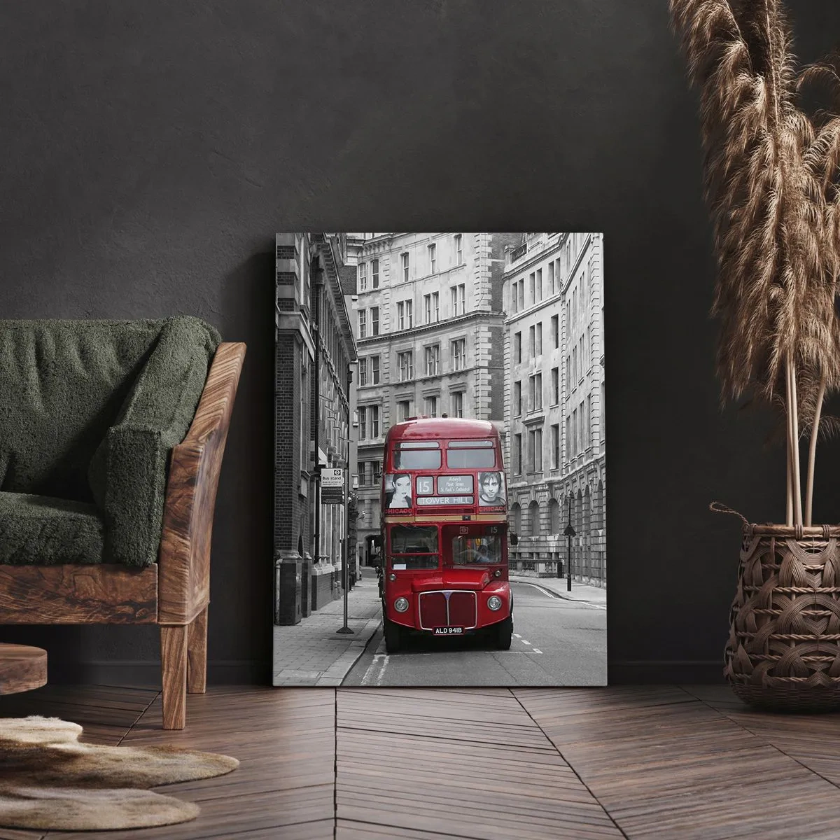 Bild auf Leinwand - Leinwandbild - Der Alltag muss nicht grau sein - 45x80 cm