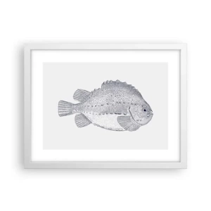 Poster in einem weißen Rahmen - Für das Album des Naturforschers - 40x30 cm