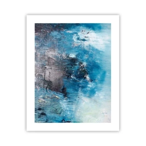 Poster - Rhapsodie in Blau - 40x50 cm