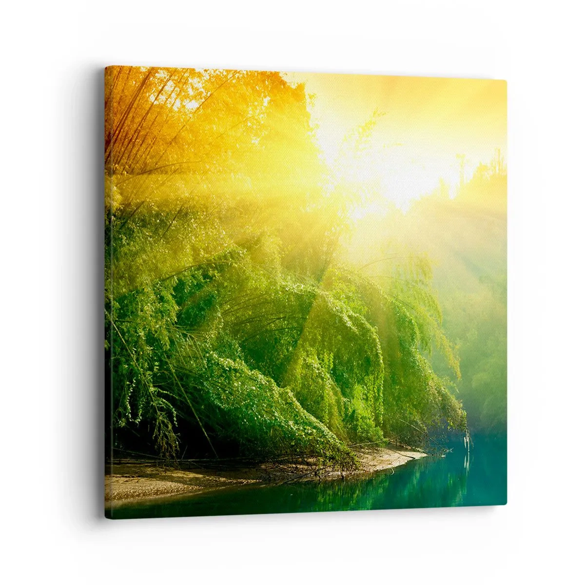 Bild auf Leinwand - Leinwandbild - In Sonne und Schatten ertrinken - 40x40 cm