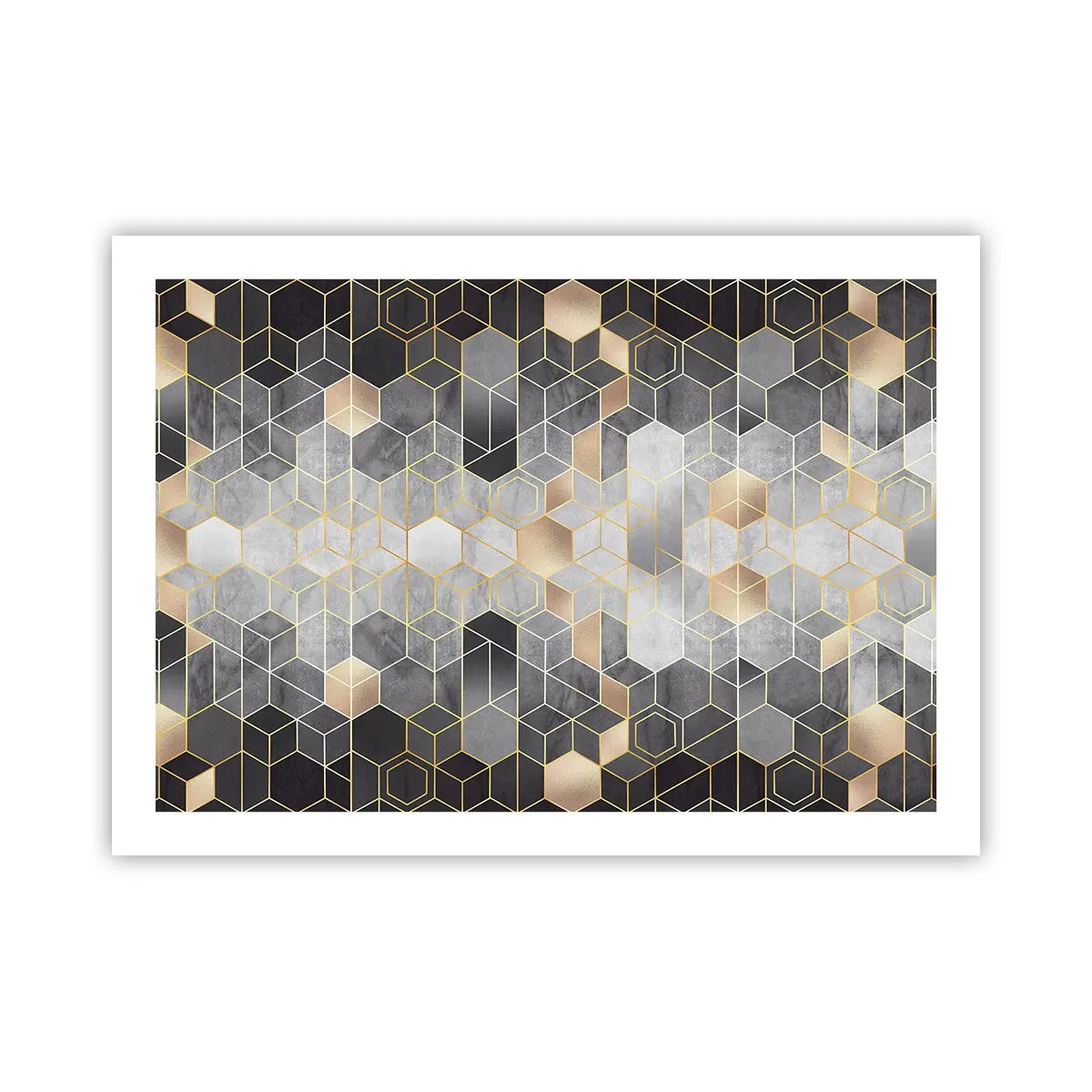 Poster - Diamant-Komposition - 70x50 cm