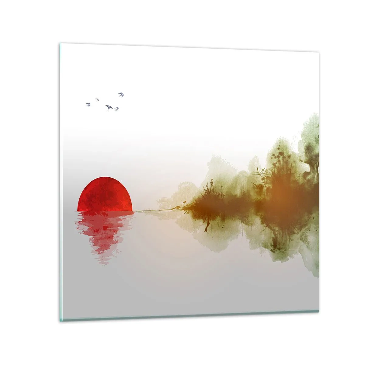 Glasbild - Bild auf glas - Versprechen der Ruhe - 60x60 cm