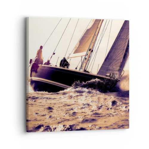 Bild auf Leinwand - Leinwandbild - Segle, Seemann - 30x30 cm