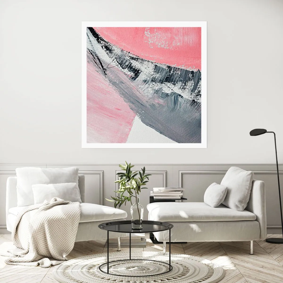 Poster - Passende Komposition - 30x30 cm