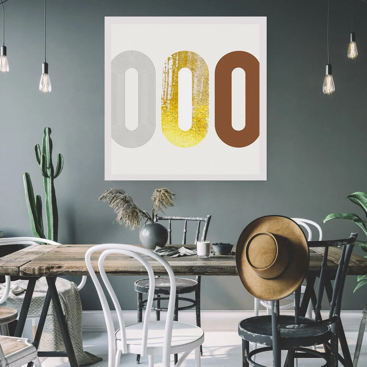 Poster - Oooh! - 40x40 cm