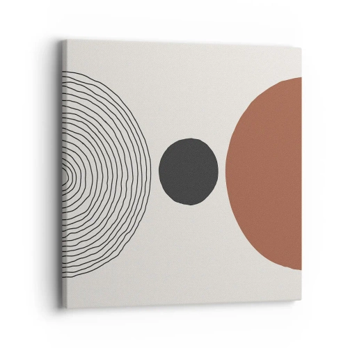 Bild auf Leinwand - Leinwandbild - Das Zentrum der Aufmerksamkeit - 40x40 cm