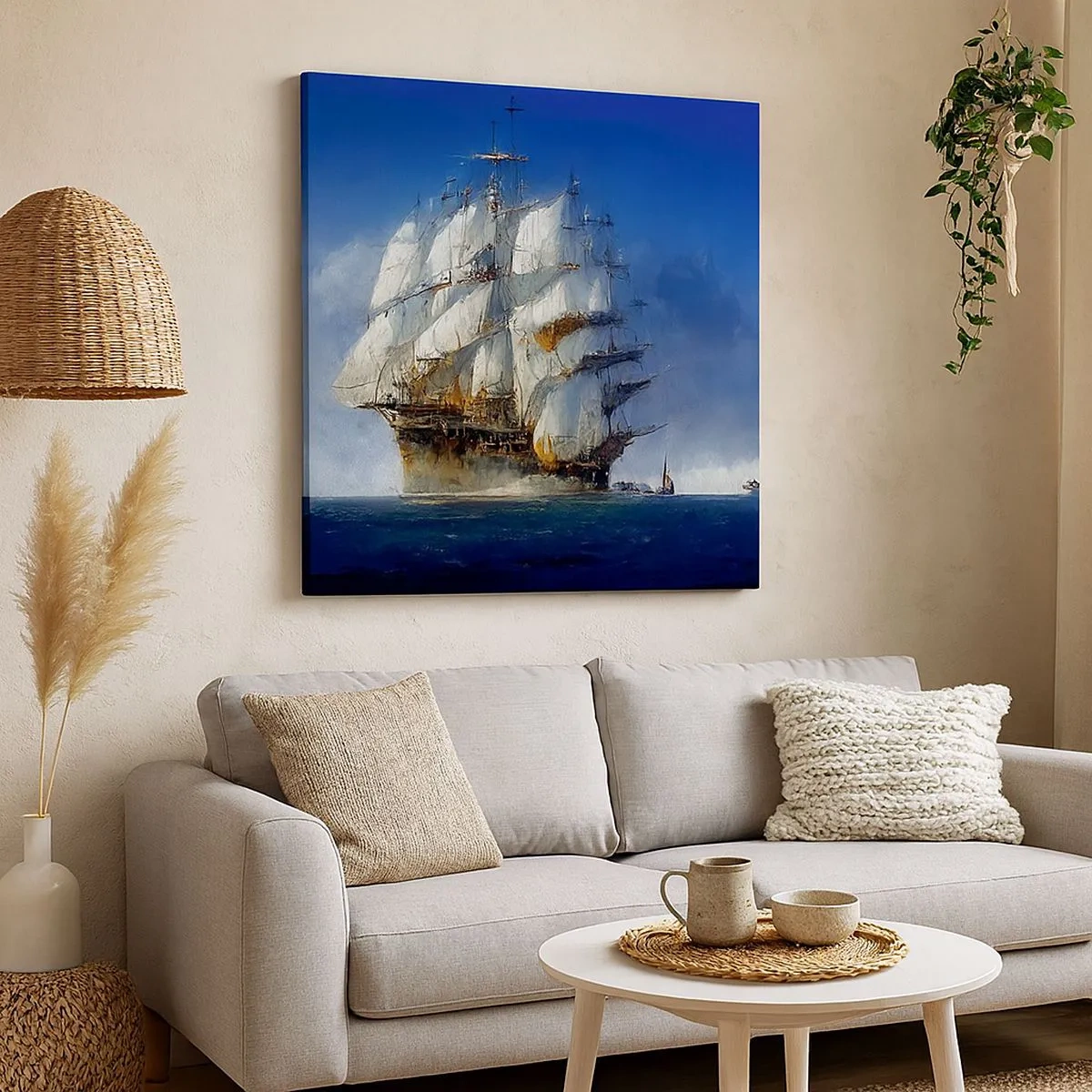 Bild auf Leinwand - Leinwandbild - Der große Ruhm! - 30x30 cm