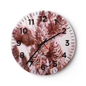 Wanduhr - Glasuhr - Scheinbar unauffällig - 30x30 cm