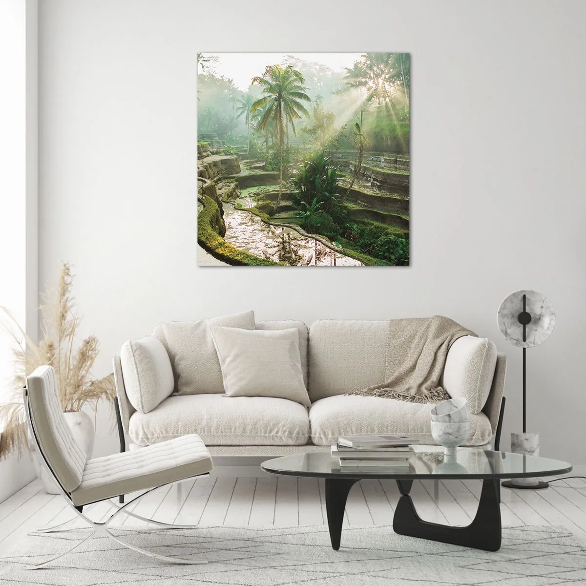 Glasbild - Bild auf glas - In der Sonne aufwachsen - 60x60 cm