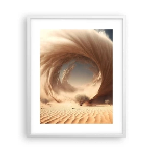 Poster in einem weißen Rahmen - Geöffnetes Portal - 40x50 cm