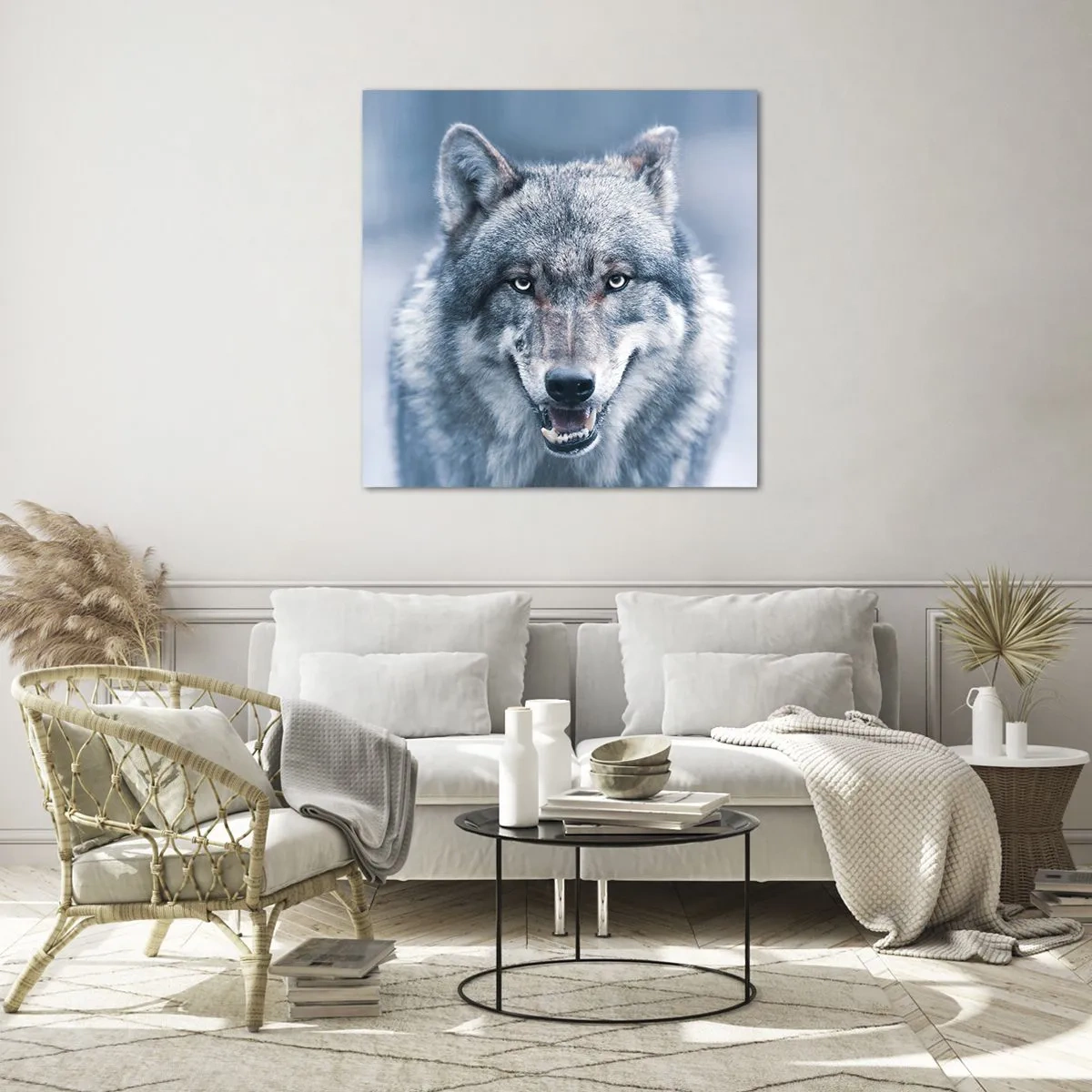 Glasbild - Bild auf glas - Werden Sie die Herausforderung annehmen? - 70x70 cm