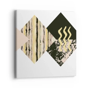 Bild auf Leinwand - Leinwandbild - Es ist nicht so einfach - 30x30 cm