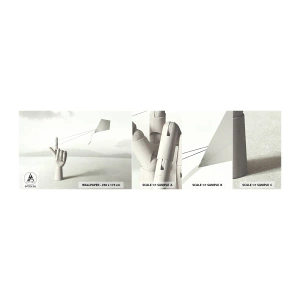 Fototapeten Muster Selbstklebend Deluxe Sticker - Kraftprobe - Abstraktion, Hand, Drachen - 100x30 cm