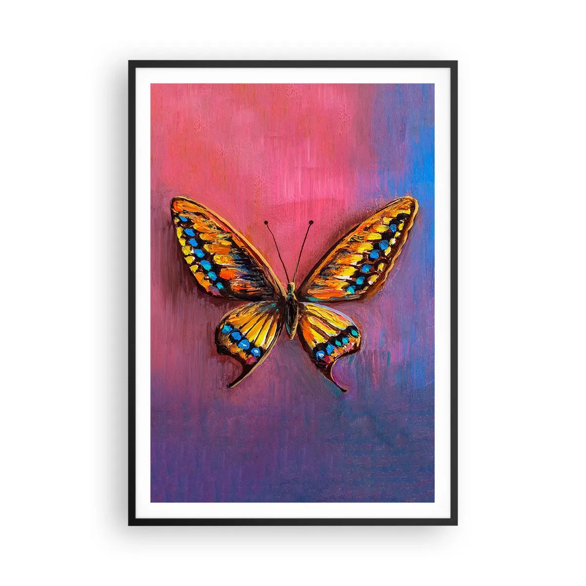 Poster in einem schwarzem Rahmen - Ein Juwel der Natur - 70x100 cm