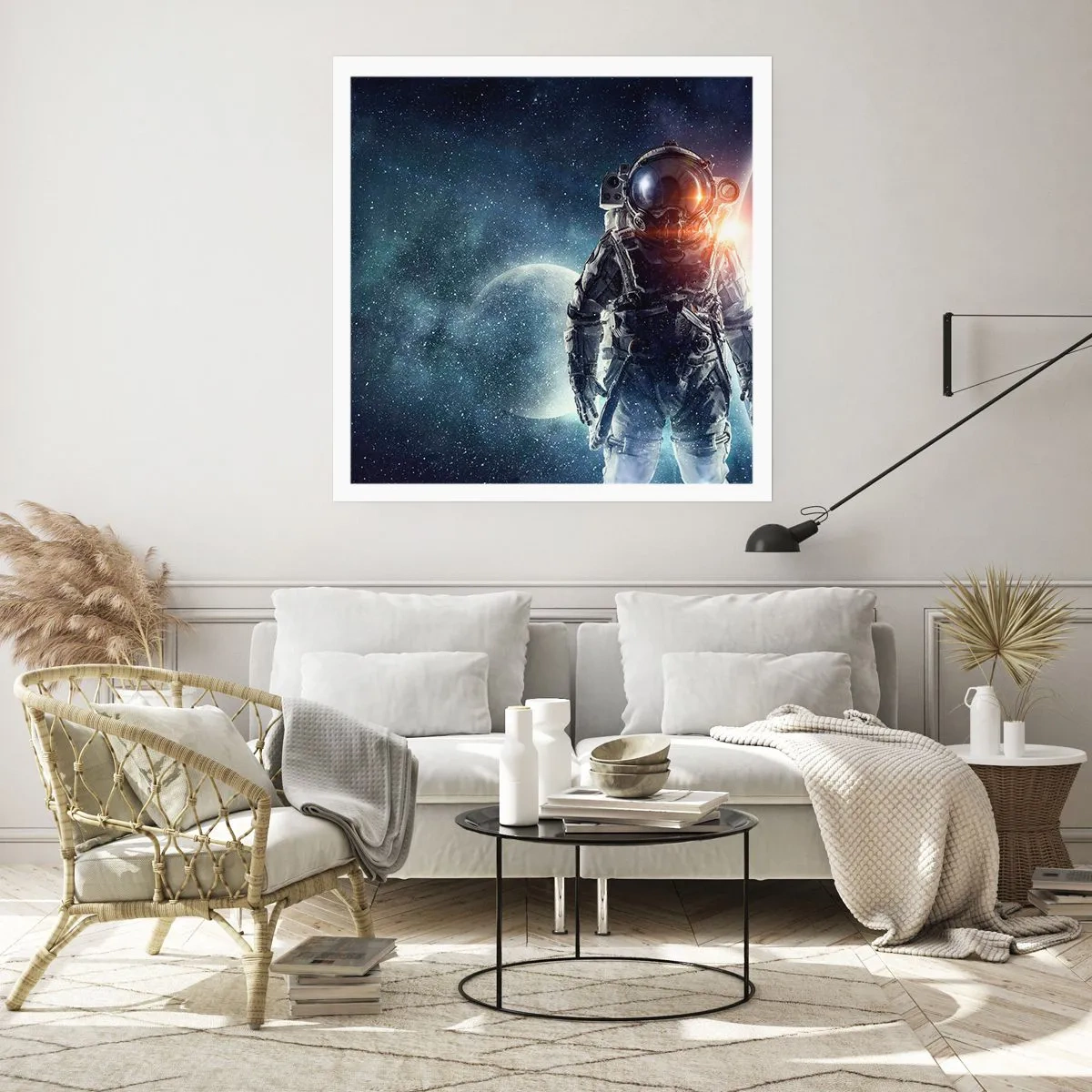Poster - Weltraumabenteuer - 60x60 cm