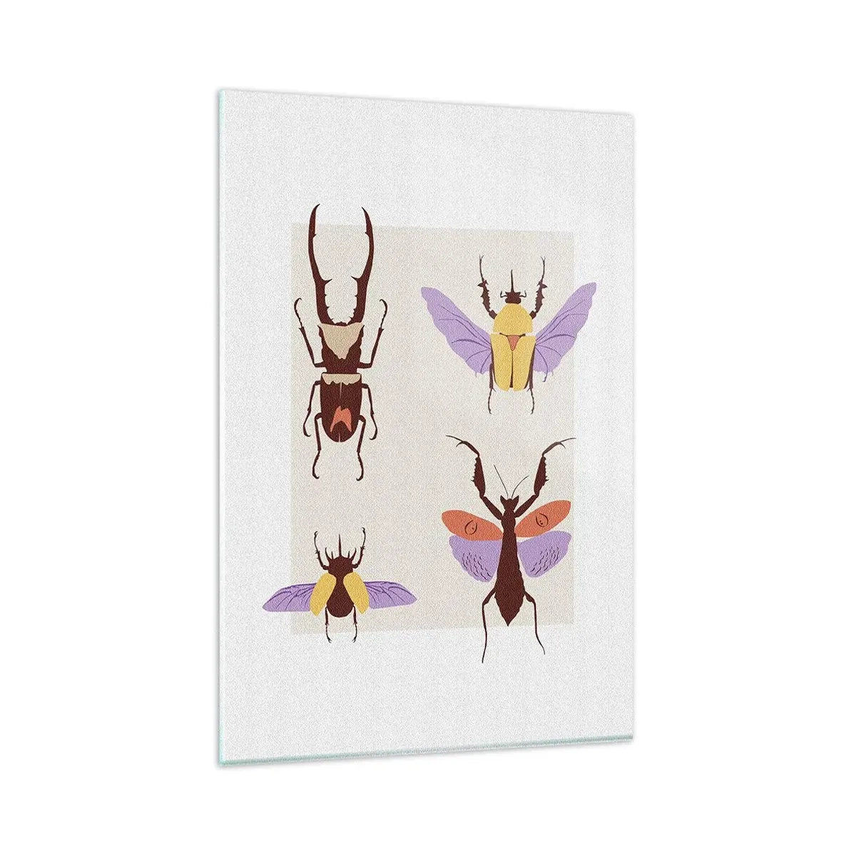 Glasbild - Bild auf glas - Insektenwelt - 80x120 cm