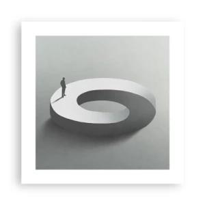 Poster - Und wie soll man davon klug werden - 40x40 cm