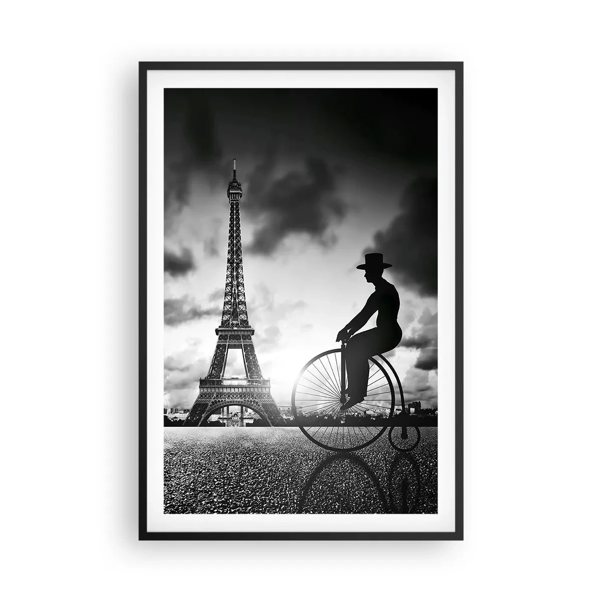 Poster in einem schwarzem Rahmen - Sehnsucht nach Belle Epoque - 61x91 cm