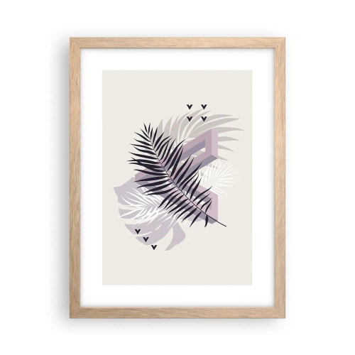 Poster in einem Rahmen aus heller Eiche - Der Schatten des Schattens - 30x40 cm