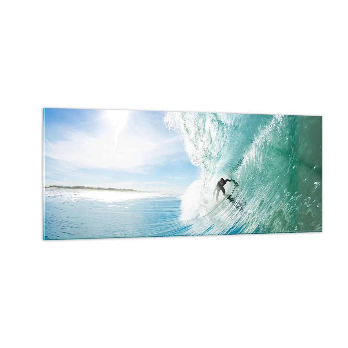 Glasbild - Bild auf glas - Immer Top - 100x40 cm