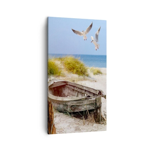 Bild auf Leinwand - Leinwandbild - In Wind gebadet - 45x80 cm