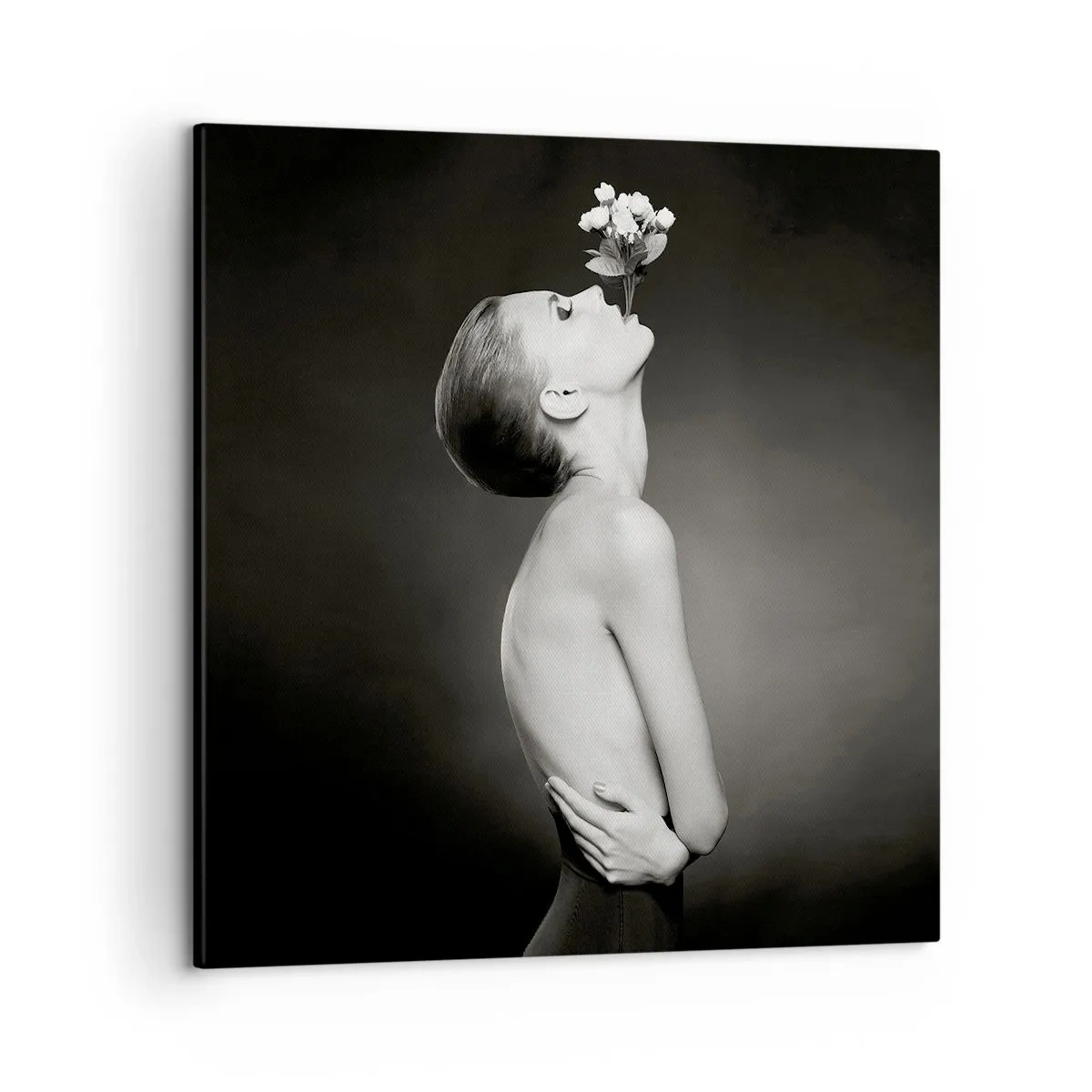 Bild auf Leinwand - Leinwandbild - Exzentrische Eleganz - 50x50 cm