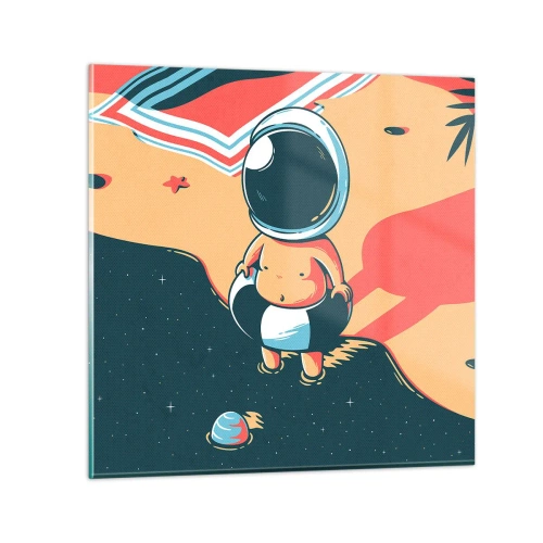 Glasbild - Bild auf glas - Aus einer anderen Perspektive - 50x50 cm